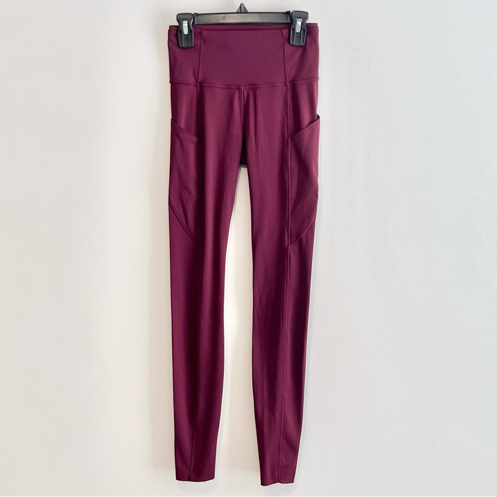 Lululemon Fast & Free Tight 28" Garnet